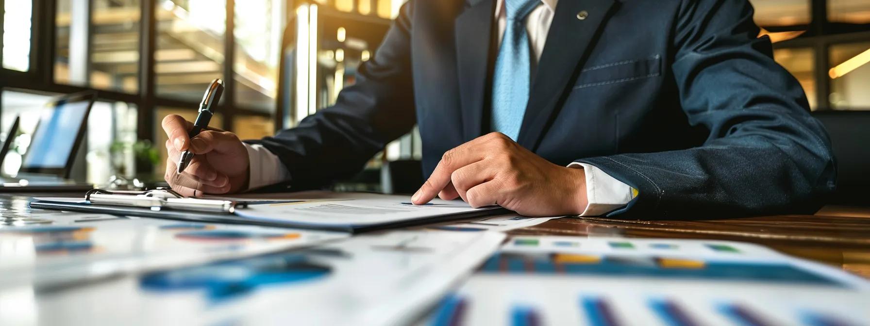 a focused courtroom scene captures a confident lawyer presenting a compelling legal strategy before an attentive judge, with charts and documents displayed prominently as key elements of preparation for a divorce trial.